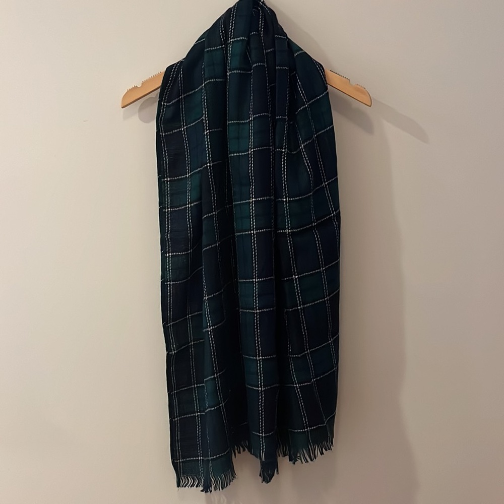 Green and Black Scarf